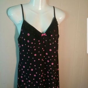 Linea Donatella black and pink chemise